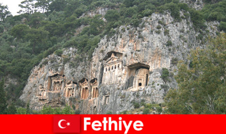Cidade de Fethiye, no sudoeste da Turquia