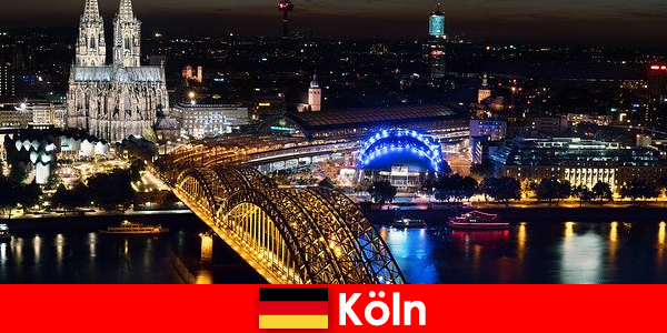 Música, cultura, esportes, cidade festiva de Colônia na Alemanha para todas as idades