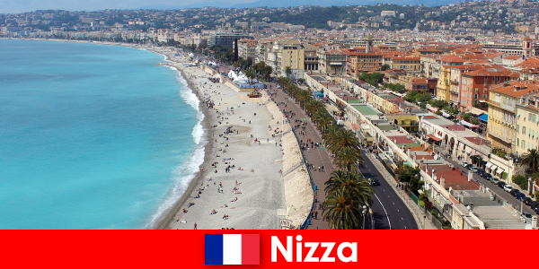 Experimente a praia dos sonhos de Nice na França