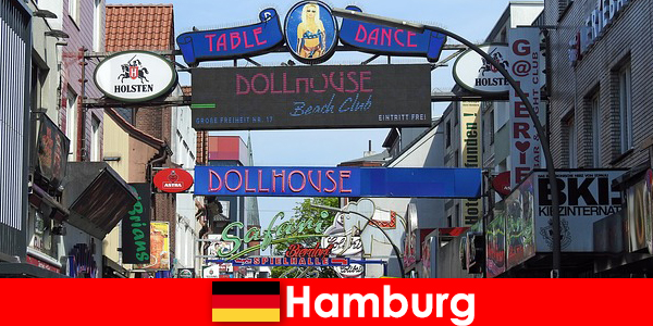 Hamburg Reeperbahn – bordéis de vida noturna e serviço de acompanhantes para turismo sexual