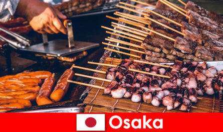 Osaka é a culinária do Japão e um por-to de escala para quem procura uma aventura de férias