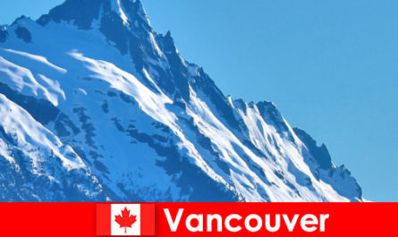 A cidade de Vancouver no Canadá é o principal destino do turismo de montanhismo