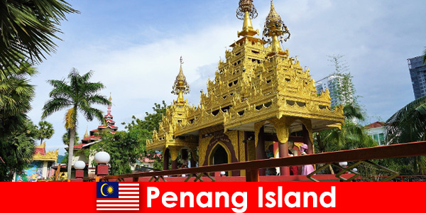 A melhor experiência para turistas estrangeiros nos complexos de templos da Ilha de Penang