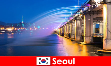 Seul na Coreia é uma cidade das luzes que atrai estrangeiros