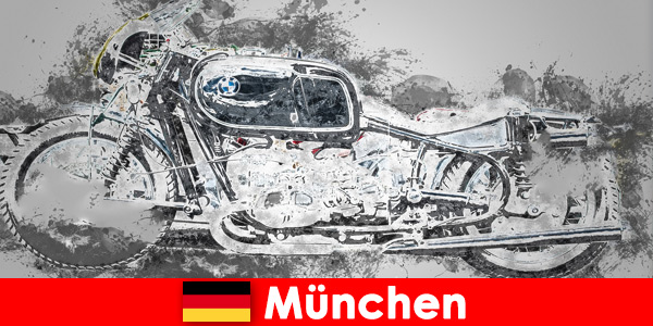 Mundo do motor em Munique, Alemanha, para maravilhar e tocar para turistas de todo o mundo