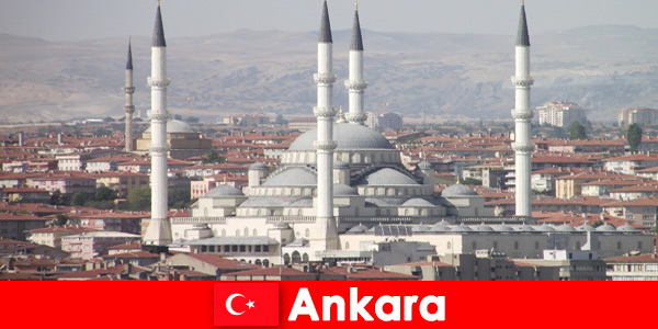 Tour cultural para visitantes da capital Ancara na Turquia