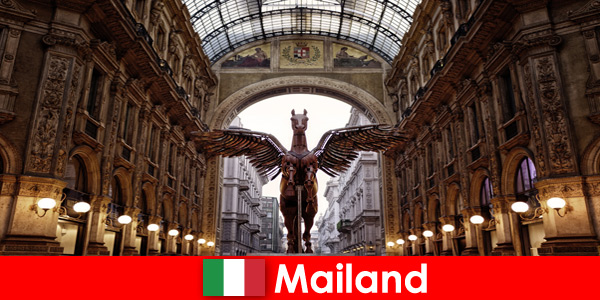 Capital da moda Milão Itália para estrangeiros de todo o mundo uma experiência