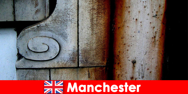 História e arquitetura histórica aguardam os hóspedes em Manchester Inglaterra