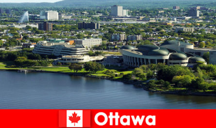 Casas culturais e os restaurantes mais populares são o destino dos hóspedes em Ottawa Canadá