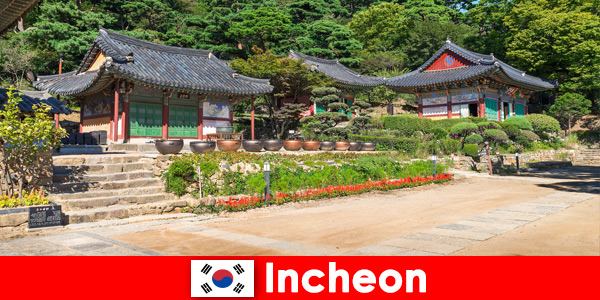 Experimente uma interação harmoniosa de opostos em Incheon Coreia do Sul