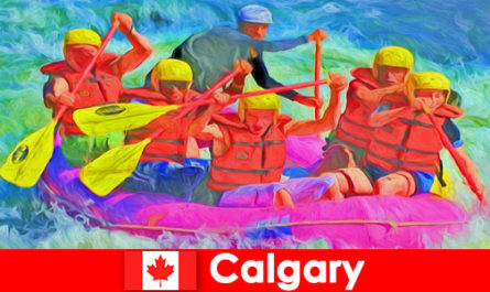Atividades esportivas em Calgary Canadá reservam estranhos diretamente no local