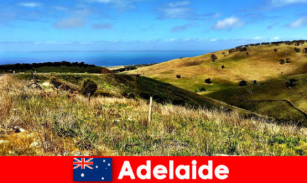 Viagens de longa distância para turistas em Adelaide Austrália no maravilhoso mundo natural