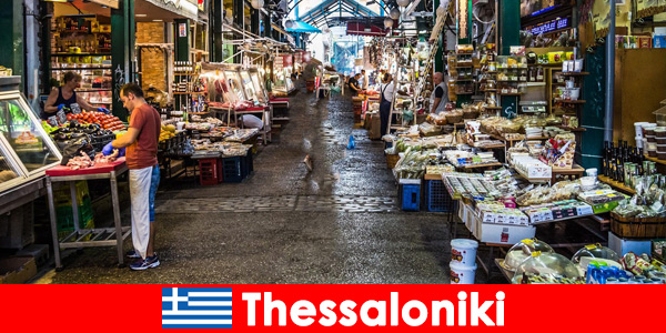 Desfrute de iguarias autênticas nos mercados de Thessaloniki na Grécia
