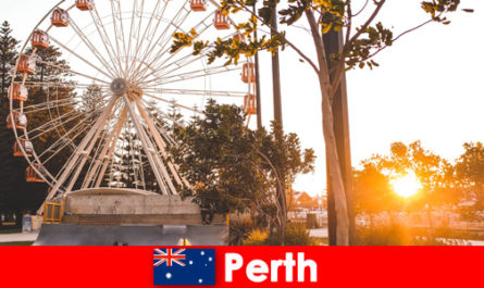 Viagem de prazer a Perth Austrália com jogos divertidos e muitos shows