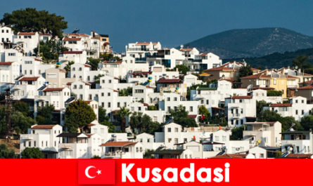 Praia de sonho e melhores hotéis em Kusadasi Turquia para estrangeiros