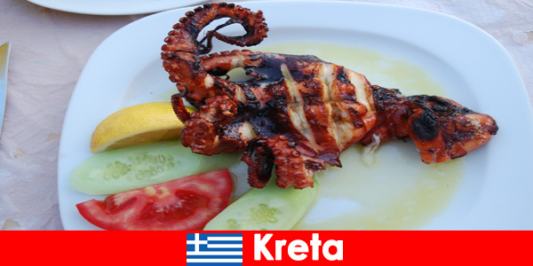 A ilha de Creta, na Grécia, abriga pratos desonrosos do mar
